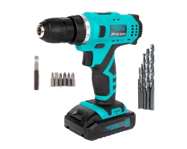 Masina de gaurit si insurubat cu acumulator Detoolz DZ-SE211, Li-Ion, 21V