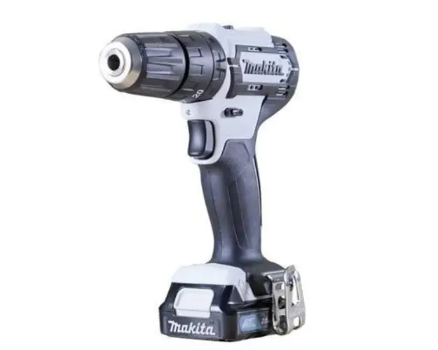 Masina de gaurit Makita HP333DSAW, 12V, 2Ah, 1700 rpm (Alb)