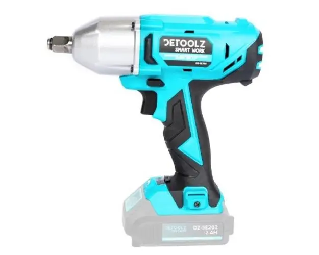 Masina de insurubat cu impact Detoolz DZ-SE258, 400 Nm, 18 V, 2300 rpm, fara acumulator Li-ion (Albastru/Negru)