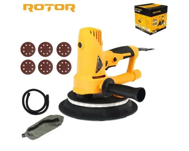 Masina de slefuit pereti Rotor RG-S180, 750W , 800-1750 rpm (Galben/Negru)