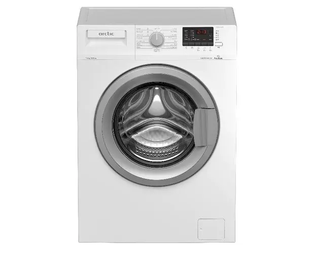 Masina de spalat rufe slim Arctic APL61224XLW3, 6 kg, 1200 rpm, Clasa D, Motor Silent Inverter, ExtraSteam, Aqua Surf, Digital Display (Alb)