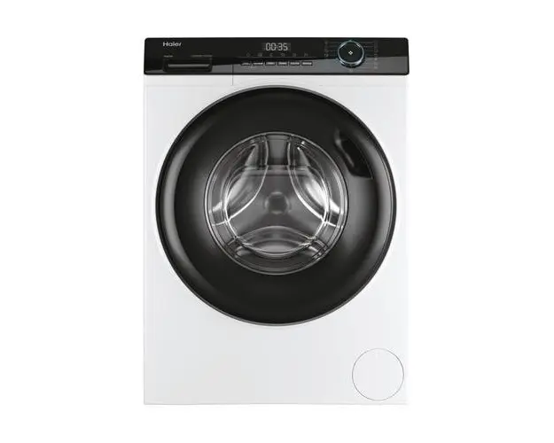 Masina de spalat rufe frontala Haier HW90-BP14939, Steam, 9 kg, 1400 rpm, Clasa A, Motor inverter BPM, 15 programe (Alb)
