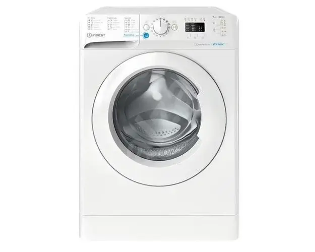 Masina de spalat rufe Indesit BWA 71295X W EE N, 7 kg, 1200 rpm, Clasa B (Alb)