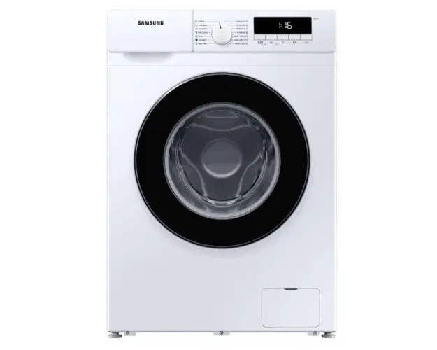 Masina de spalat rufe slim Samsung WW80T304MBW, 8 kg, 1400 RPM, Smart Check, Clasa D (Alb)