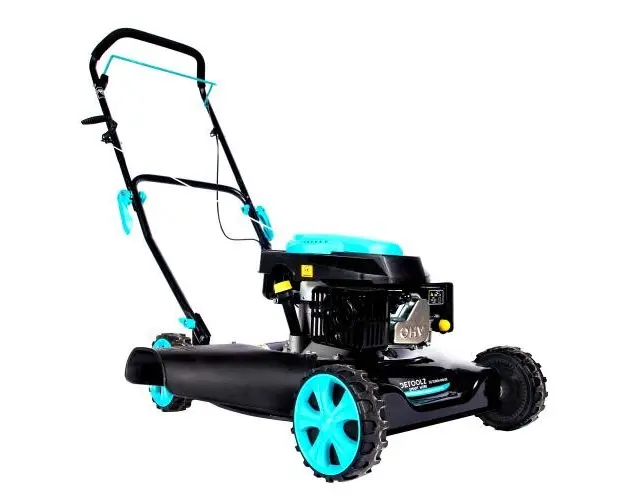 Masina de tuns iarba/gazon pe benzina Detoolz DZ-TG1004-S001-G01, 4 Timpi, 146 cc, 50 cm