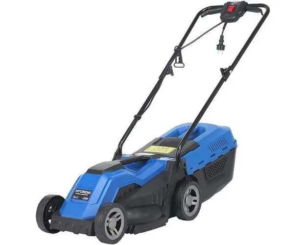 Masina de tuns iarba/gazon HYUNDAI HY-LM3303 E, 1600 W, Latime taiere 38 cm, 40 L Sac colector (Albastru)