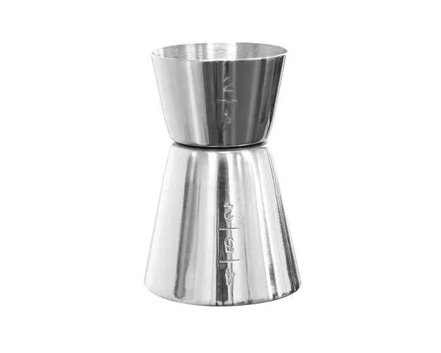Masura dubla pentru bauturi (jigger), inox, 20/40ml - Zokura