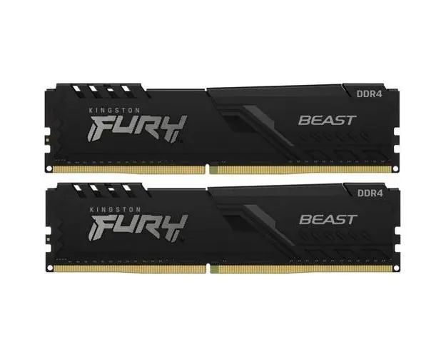 Memorii Kingston FURY Beast 32GB(2x16GB) DDR4 3200MHz CL16 Dual Channel Kit