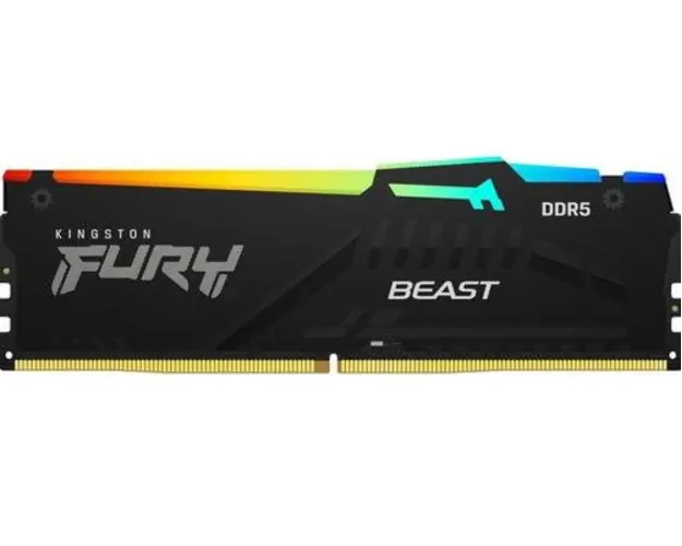 Memorie Kingston FURY Beast RGB, 32GB DDR5, 5200MHz, CL40
