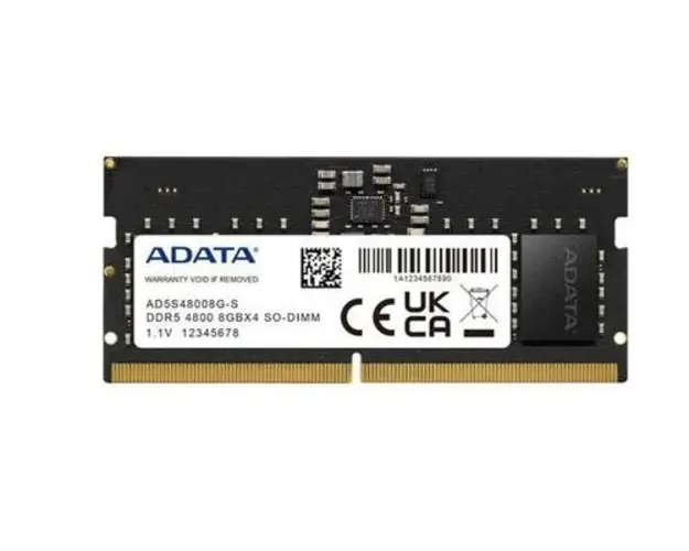 Memorie laptop ADATA AD5S48008G-S, 8GB DDR5, 4800MHz, CL40