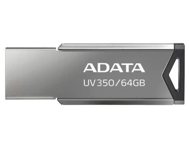 Stick USB A-DATA UV350, 64GB, USB 3.2 (Argintiu)