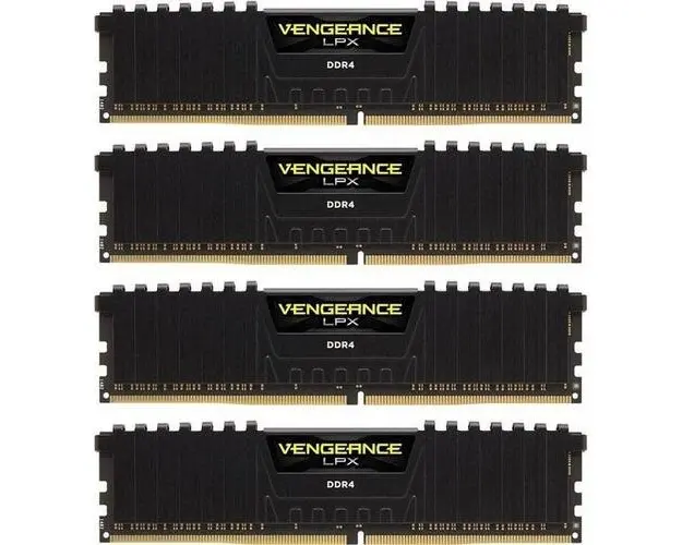 Memorii Corsair Vengeance LPX Black 32GB(4x8GB) DDR4 3600MHz CL16 Quad Channel Kit