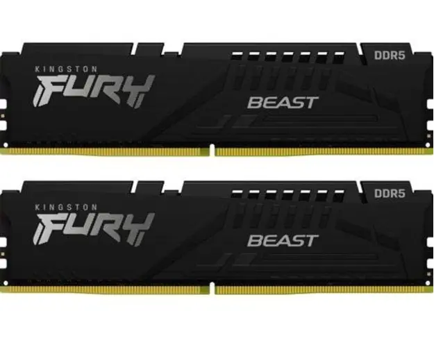 Memorii Kingston Fury Beast, 64GB(2x32GB), DDR5-5200Mhz, CL40, Dual Channel