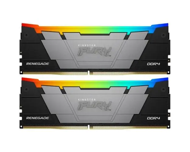 Memorii Kingston FURY Renegade Black RGB 32GB(2x16GB) DDR4 3600MHz CL16 Dual Channel Kit