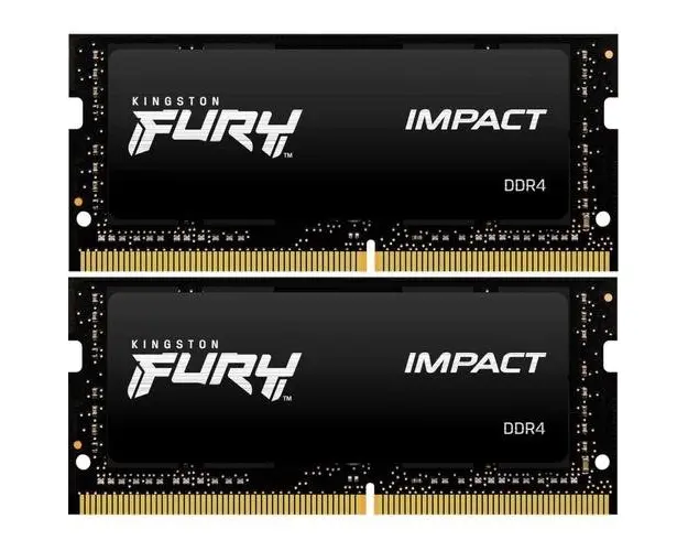 Memorii laptop Kingston Fury Impact 64GB(2x32GB), DDR4-3200Mhz, CL20, Dual Channel