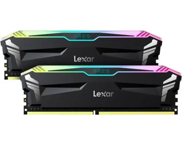 Memorii Lexar ARES RGB DDR4 32GB (2x16GB) 3600MT/s CL18, AMD Ryzen & Intel XMP 2.0