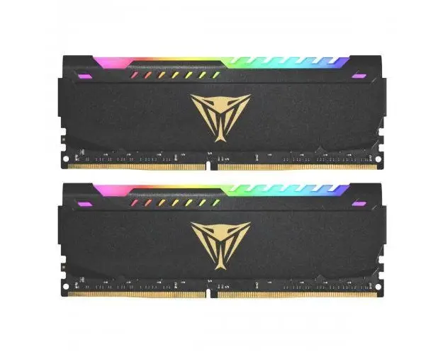 Memorii Patriot Viper Steel RGB, 64GB(2x32GB), DDR4-3200Mhz, CL18, Dual Channel