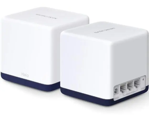 System Mesh Wi-Fi Mercusys Halo HALO H50G(2-PACK), AC1900, Gigabit, Dual Band (Alb)