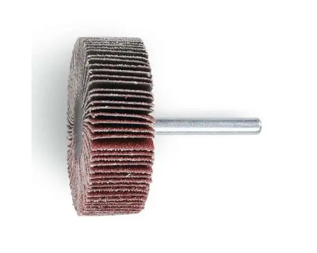 Perie lamelara Metalynx W143349, 30 x 15 mm, Diametru prindere 6 mm, Granulatie 40