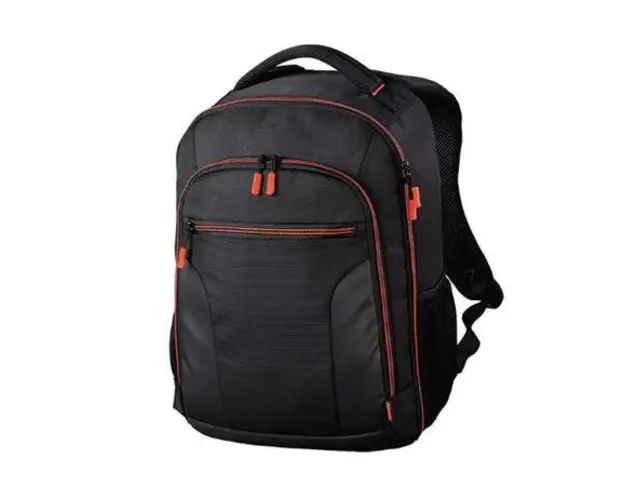 Rucsac Camera Foto HAMA Miami 139855 (Negru/Rosu)
