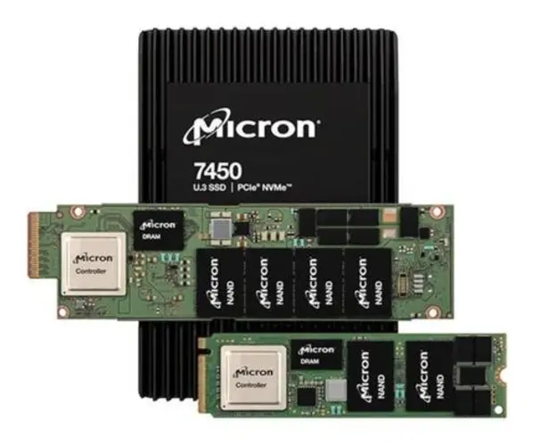 SSD Micron 7450 PRO Enterprise, 960GB, PCIe 4.0 x4 (NVMe), M.2 22110