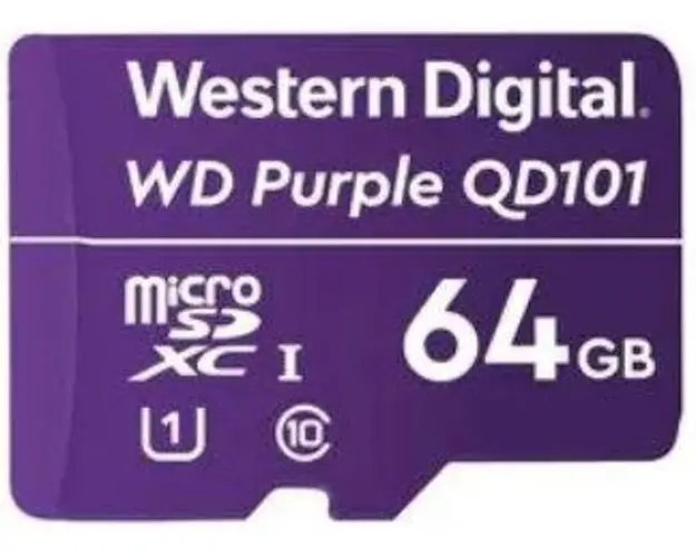 Card de memorie Western Digital SC QD101, MicroSDXC, 64GB, Clasa 10, UHS-I U1 