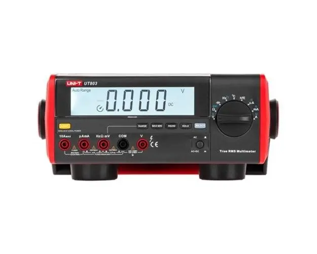 Multimetru laborator UNI-T UT803, testare diode, Port RS232C, USB, Afisaj cu lumina de fundal
