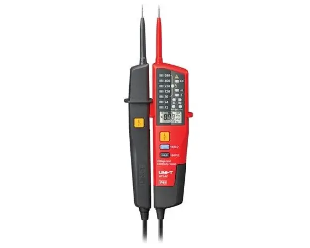 Multimetru digital UNI-T UT18C, Testare RCD, IP65, Iluminare de fundal