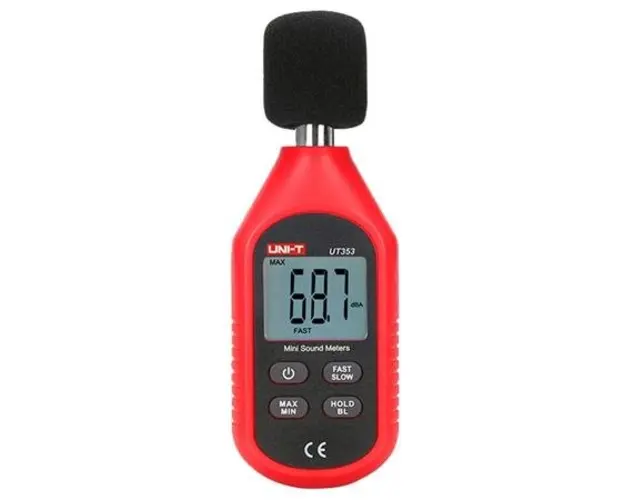 Decibelmetru UNI-T UT353, Oprire automata, Afisaj LCD: 32 x 26 mm