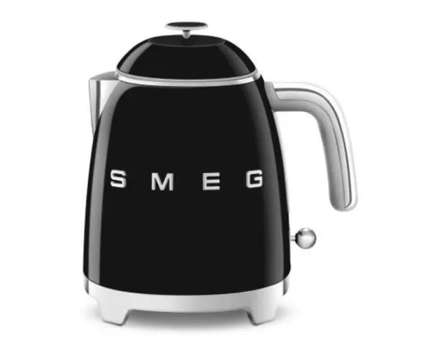 Mini fierbator Smeg KLF05BLEU, Negru, 0.8L