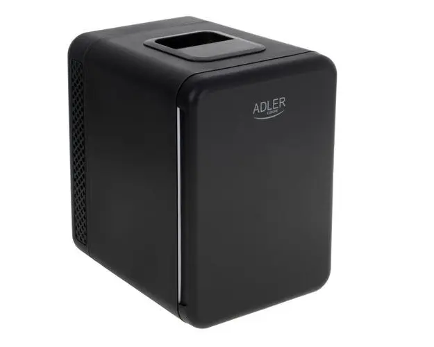 Mini frigider Adler AD 8084, 12V/220V, 32-42 W, 4 L, Incalzire/Racire (Negru)