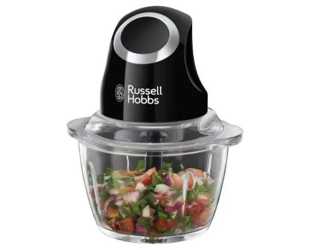 Mini Chopper Russell Hobbs Matte Black 24662-56, 200 W, 0.5 L (Negru)