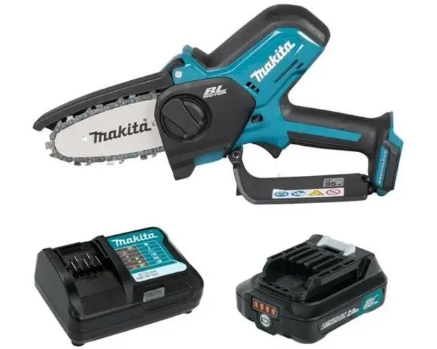 Minifierastrau electric Makita UC100DZ01, 10 cm, 12 V, 8 m/s + 1 acumulator 2.0Ah BL1021B + incarcator DC10WD