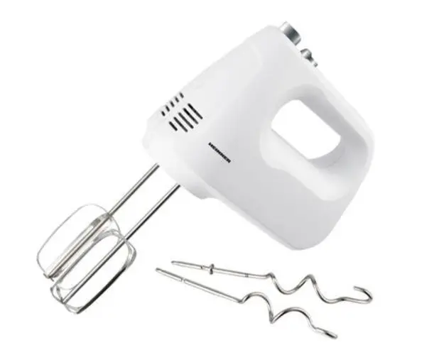 Mixer de mana Heinner White Blossom HM-250WHSL, 250 W, 6 Viteze + Turbo (Alb)