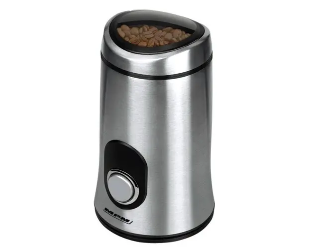 Rasnita de cafea MPM MMK-02M, 150W, 30 g, Functie Impuls (Argintiu)