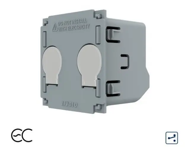 Modul Intrerupator Dublu Cap Scara / Cruce cu Touch LIVOLO - Protocol ZigBee EC