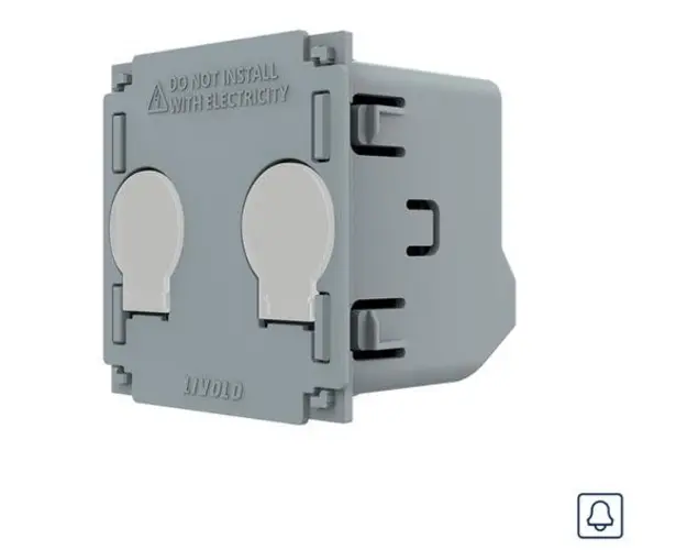Modul Intrerupator Dublu cu Revenire / Reset cu Touch LIVOLO - Serie Noua