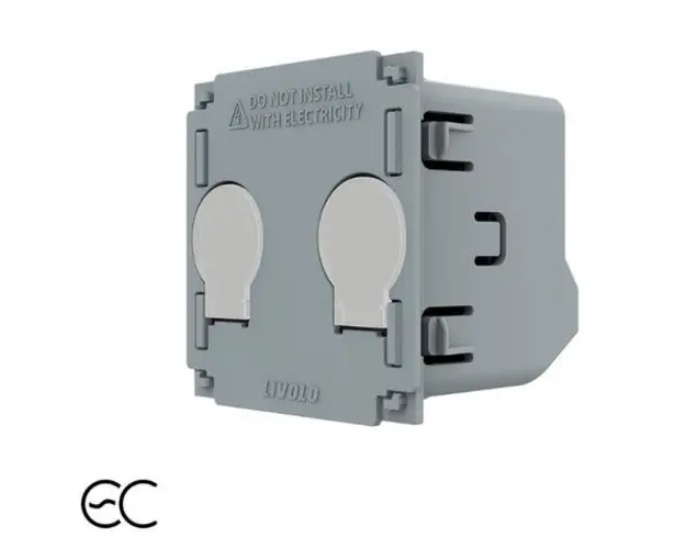 Modul Intrerupator Dublu cu Touch LIVOLO - Protocol ZigBee EC