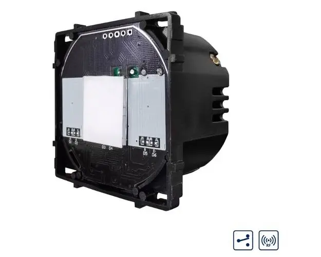 Modul Intrerupator Simplu Cap Scara, RF433 cu Touch LUXION