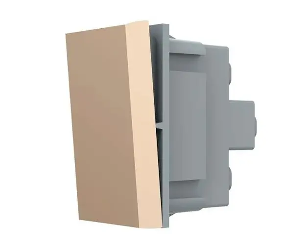 Modul Intrerupator Simplu Mecanic si Cap Scara LIVOLO (Auriu)
