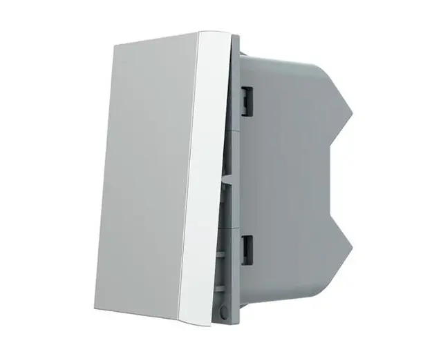 Modul Intrerupator Simplu Mecanic Cap Cruce LIVOLO (Gri)