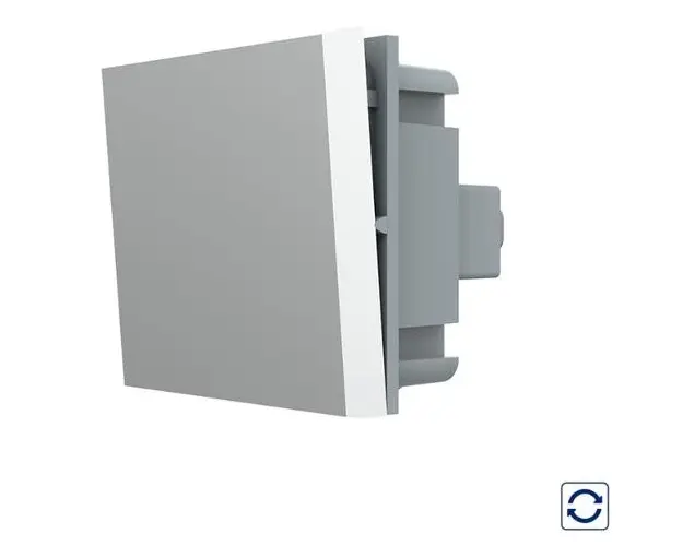 Modul Intrerupator Simplu Mecanic, 2 Module cu Reset (Revenire) LIVOLO - Serie Noua (Gri)