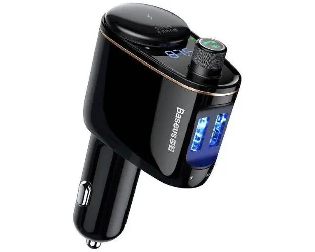 Modulator FM Bluetooth Baseus S-06 (Overseas Edition), 2 x USB-A CCHC000001