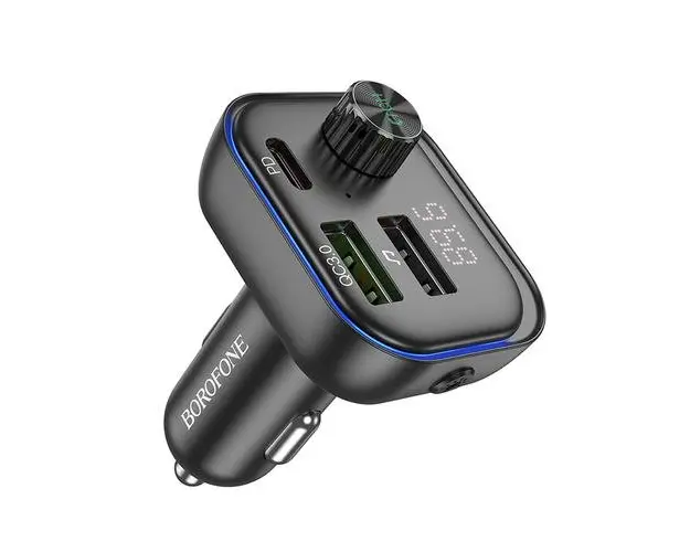 Modulator FM Bluetooth Borofone BC54, 2 x USB-A, 1 x USB-C
