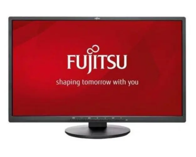 Monitor IPS LED Fujitsu 23.8inch E24-8 TS Pro, Full HD (1920 x 1080), VGA, DVI, DisplayPort (Negru)