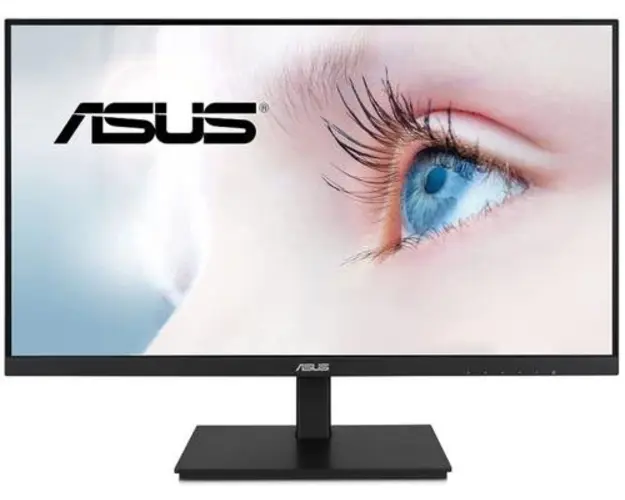 Monitor Gaming IPS LED ASUS 23.8inch VA24DQSB, Full HD (1920x1080), VGA, HDMI, DisplayPort, Adaptive-Sync, Pivot, Boxe, 75Hz, 5 ms (Negru)