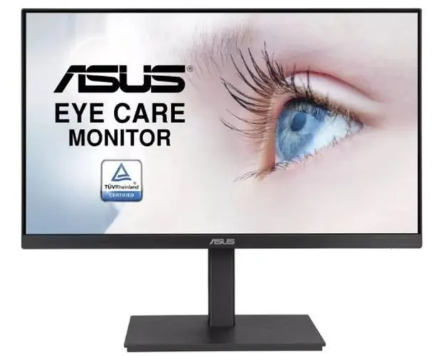 Monitor IPS LED ASUS 23.8inch VA24EQSB, Full HD (1920 x 1080), VGA, HDMI, DisplayPort, Pivot, Boxe (Negru)