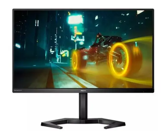 Monitor Gaming IPS WLED Philips 23.8inch 24M1N3200ZA, Full HD (1920x1080), HDMI, DisplayPort, NVIDIA G-Sync, Pivot, Boxe, 165 Hz, 1 ms (Negru)