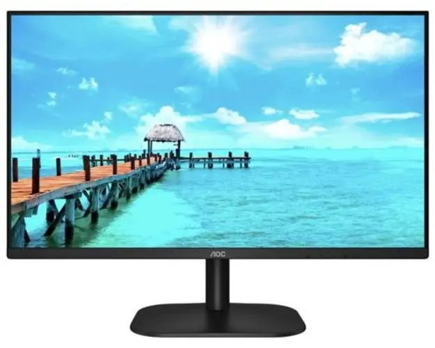 Monitor VA LED AOC 27inch 27B2AM, Full HD (1920 x 1080), VGA, HDMI, Boxe, 75 Hz (Negru)