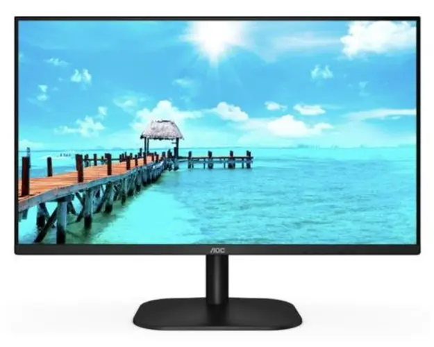 Monitor VA LED AOC 27inch 27B2DM, Full HD (1920 x 1080), VGA, DVI, Boxe, 75 Hz (Negru)